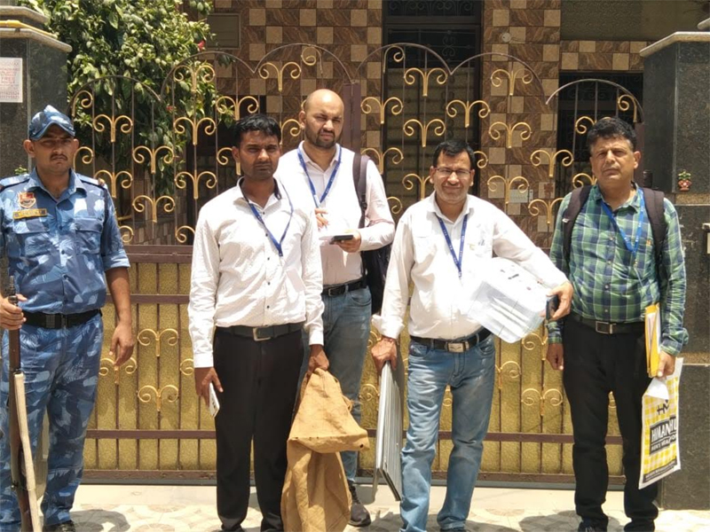 Six voters cast their vote under home voting of 85 plus and disabled voters.