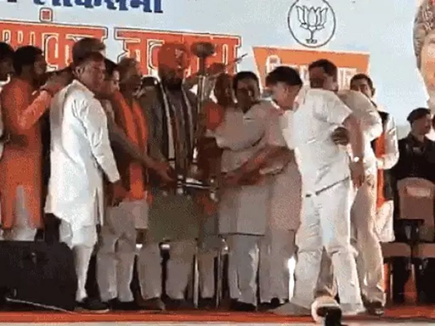 BJP candidate in Haryana angry at District President