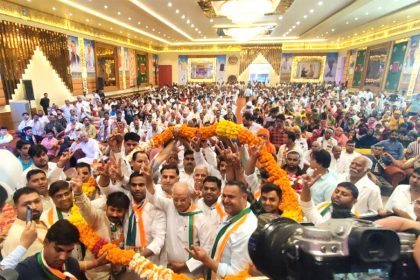 A grand Congress workers conference organized by Congress leader Girish Bhardwaj