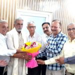 Laghu Udyog Bharti congratulated Krishnapal Gurjar, who scored a hat-trick by becoming MP and Minister at the Centre.