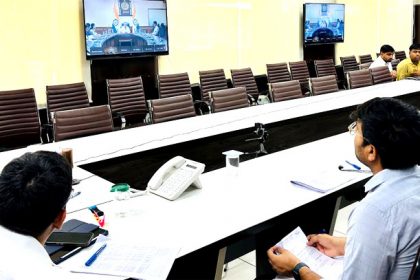 DC Vikram Singh informed Chief Secretary TVSN Prasad in the review meeting of the solution camps