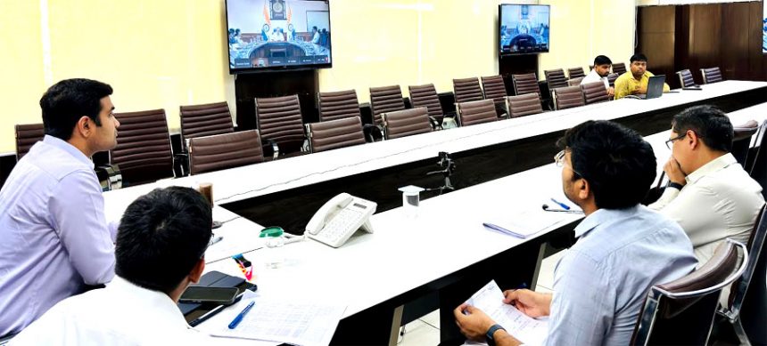 DC Vikram Singh informed Chief Secretary TVSN Prasad in the review meeting of the solution camps