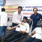 Escort Kubota Company and Rotary Club of Faridabad made huge blood donation.