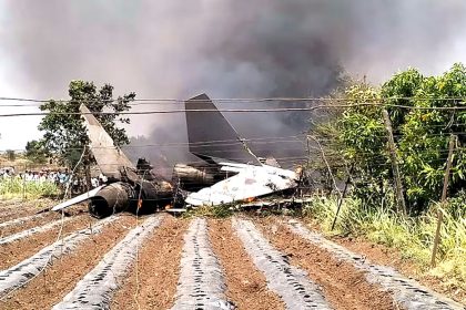 Air Force Sukhoi crash in Nashik