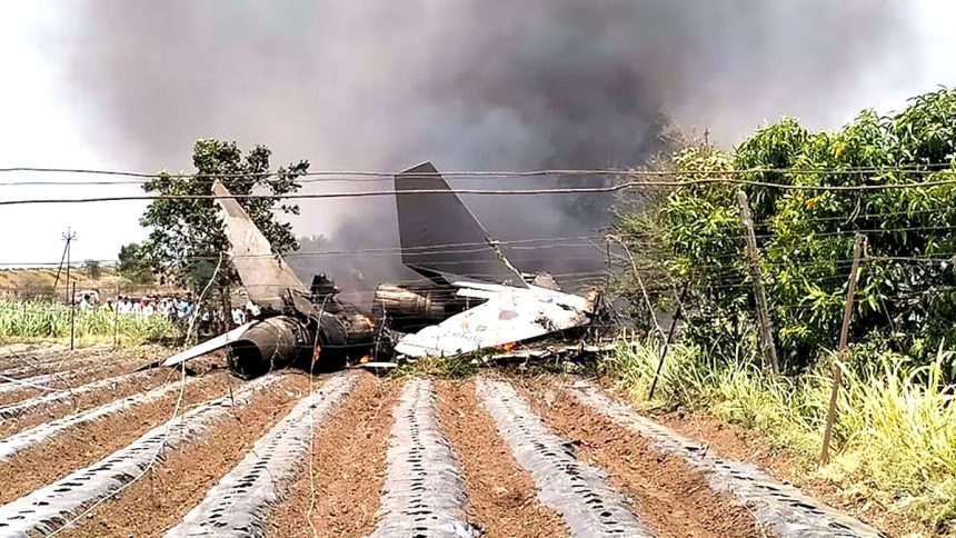 Air Force Sukhoi crash in Nashik