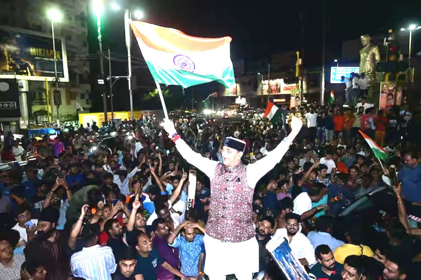 Celebration of winning T20 World Cup in MP also