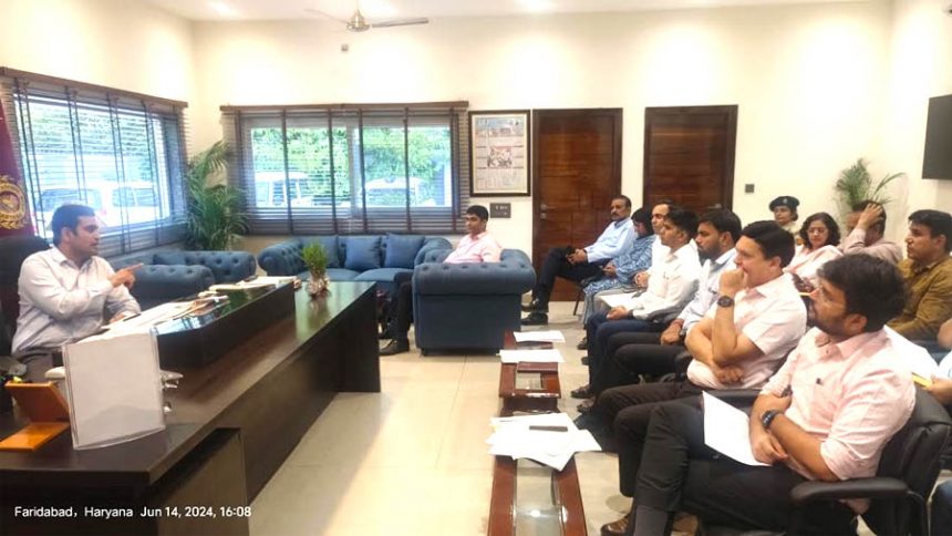 Haryana Chief Secretary TVSN Prasad reviewed Yoga Day and Samadhan Shivir through video conference.