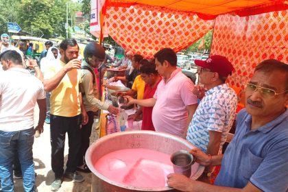 Marwari Yuva Manch Faridabad and Maheshwari Seva Trust installed sweet water on the occasion of Nirjala Ekadashi.