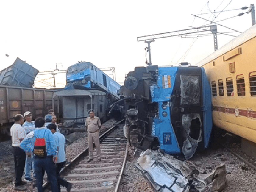 Train accident in Punjab: one train collided with another