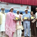 Haryana Governor Bandaru Dattatreya honored Rotary Club of Faridabad Aastha for its excellent work for 5 years.