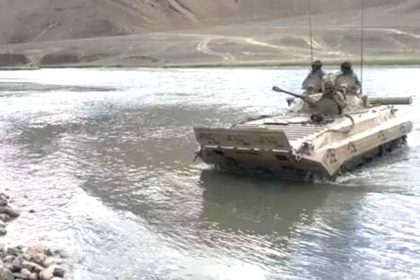 Tank stuck in river in Ladakh, 5 soldiers killed