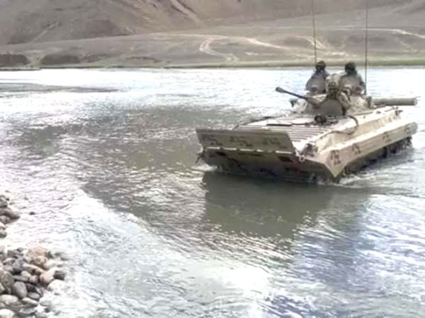 Tank stuck in river in Ladakh, 5 soldiers killed