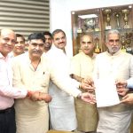 BJP candidate Krishnapal Gurjar, who won the Faridabad Lok Sabha seat, got the certificate.