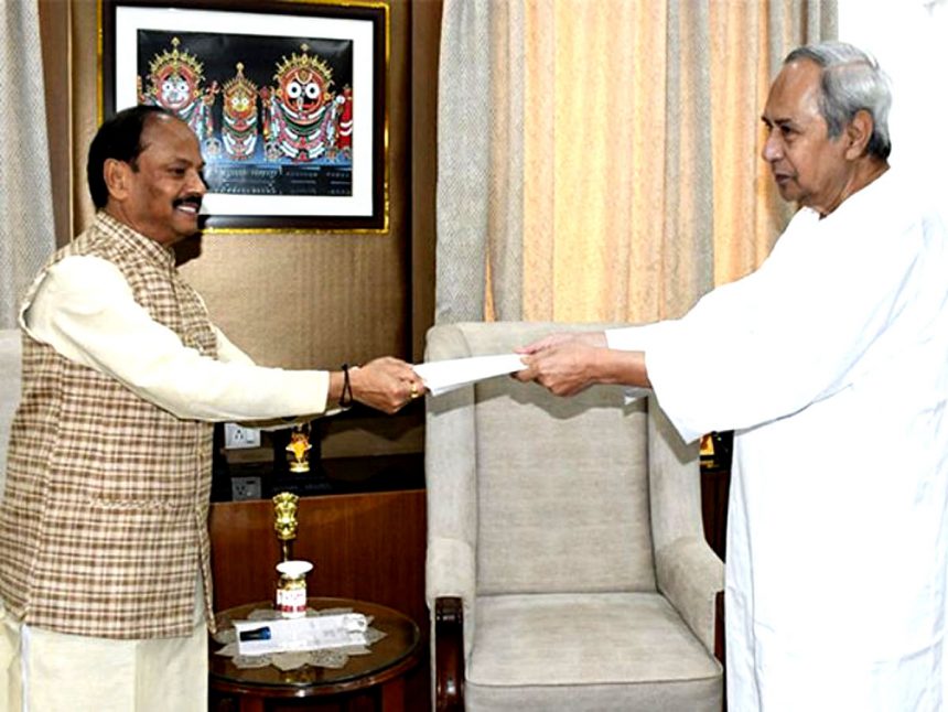 Naveen Patnaik submitted resignation to the Governor