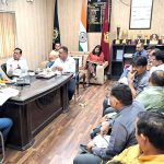 MLA Rajesh Nagar reviewed the development works with the Corporation Commissioner.