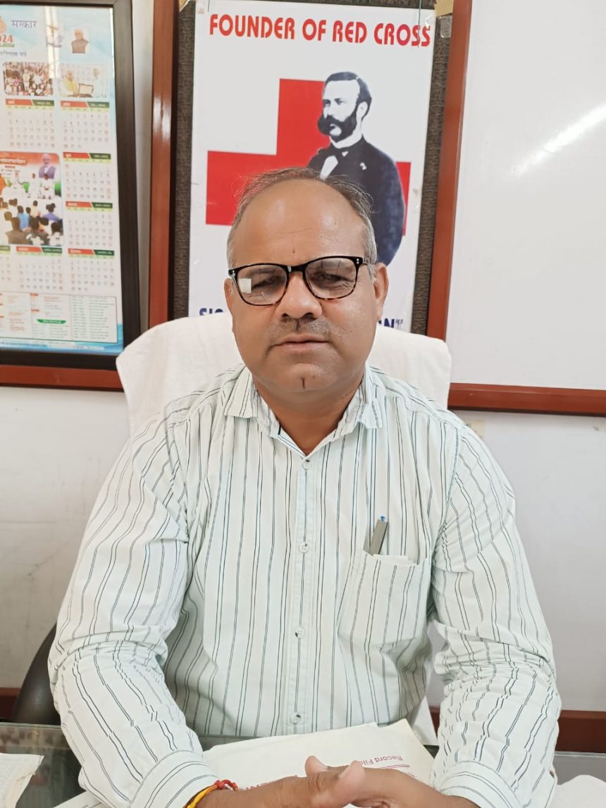 रैडक्रॉस सचिव बिजेंद्र सिंह सौरोत ने संभाला कार्यभार