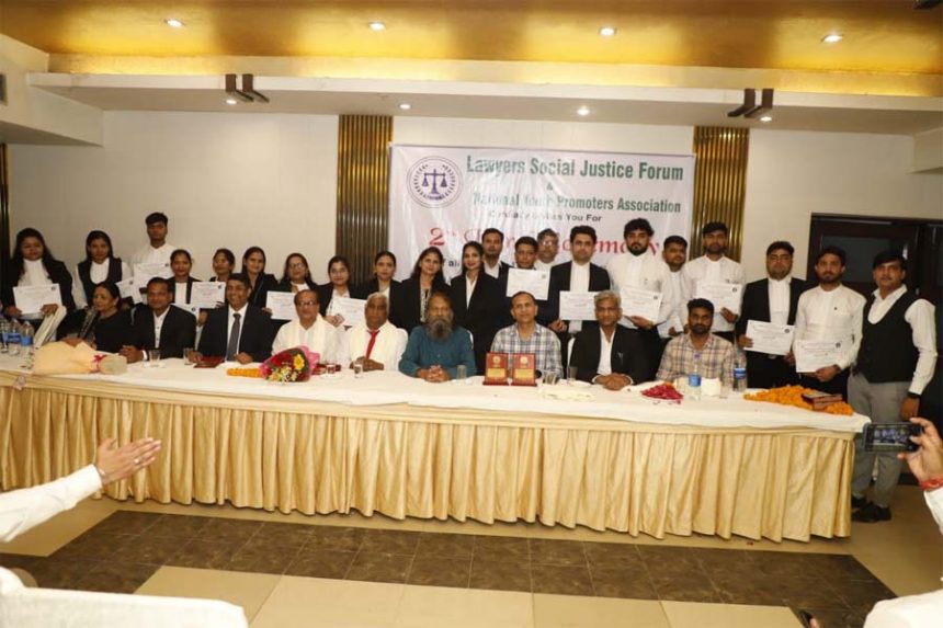 Organization of second bend ceremony and a seminar on the role of lawyers in the society at Hotel Magpai, Faridabad.