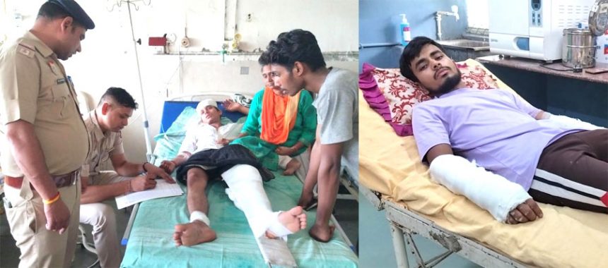 E-rickshaw full of students overturns while trying to avoid school bus