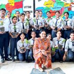 Youth and Eco Club and Rotary Club Sanskriti planted saplings in government school