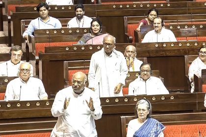 Sonia Gandhi made me president: Kharge in Rajya Sabha