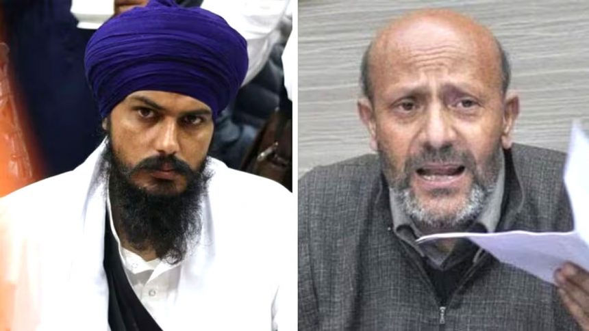 Engineers Rashid and Amritpal took oath as MPs.