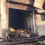 A huge fire broke out in a store near Air Force Road