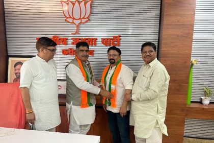 Nationalist Janlok Party's Faridabad District President Devendra Singh Bakshi joins BJP.