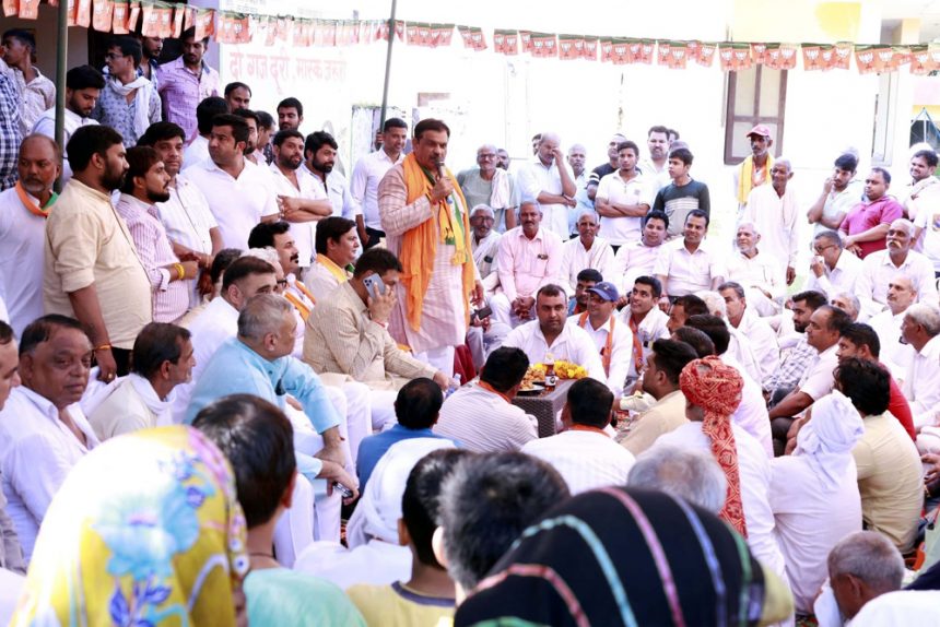 'Public servants' immersed in corruption can never do good to Prithla area: Pt. Tekchand Sharma