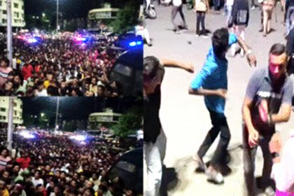 सूरत में गणेश पंडाल