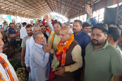 Ballabgarh Vegetable Market Grocery Traders Association supported BJP