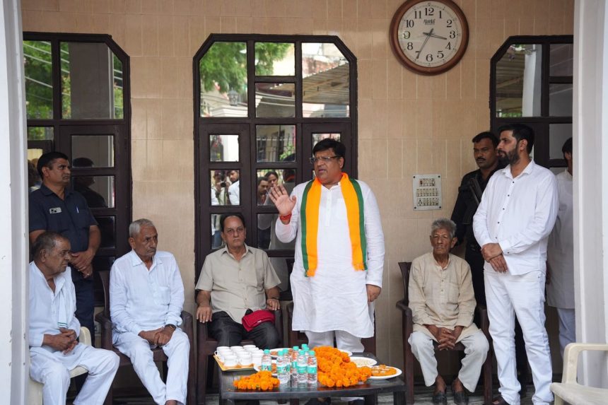 क्षेत्र के विकास के लिए भाजपा को लाना जरूरी : विपुल गोयल