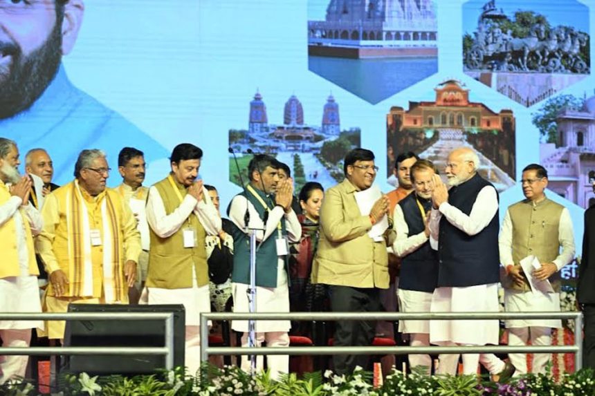 Vipul Goyal takes oath as cabinet minister, tremendous enthusiasm among people and BJP workers of Faridabad