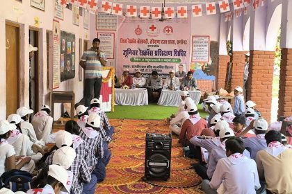 Juniors were made aware of several issues on the second day of the Junior Red Cross Camp