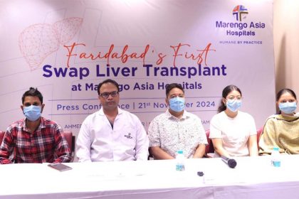 First in Excellence: Maringo Asia Hospitals Faridabad performs the ‘first swap liver transplant’ between two families in Faridabad