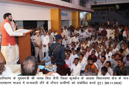 State government adopts non-stop Haryana road to develop Haryana: Naib Singh Saini