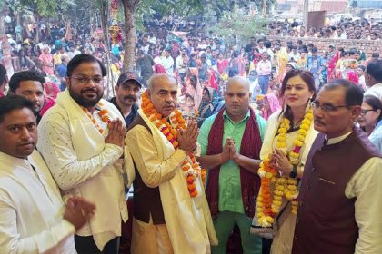 Gangesh Tiwari, Principal of Ancient Hanuman Temple Seva Samiti, Chhath Puja