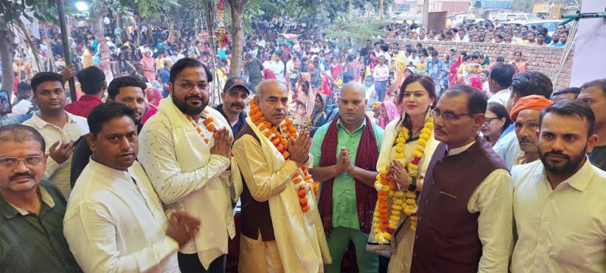 Gangesh Tiwari, Principal of Ancient Hanuman Temple Seva Samiti, Chhath Puja