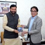 Vice-Chancellor Dr. Raj Nehru meets Chief Minister Naib Singh Saini