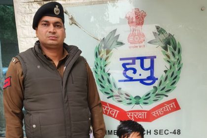Crime Branch Sector 48 team arrested the accused of vehicle theft, motorcycle recovered.