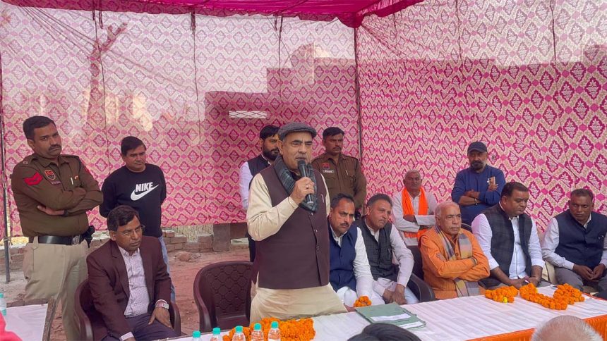 Gift of more than two crores to Ballabhgarh Assembly, will leave no stone unturned in development works - Moolchand Sharma