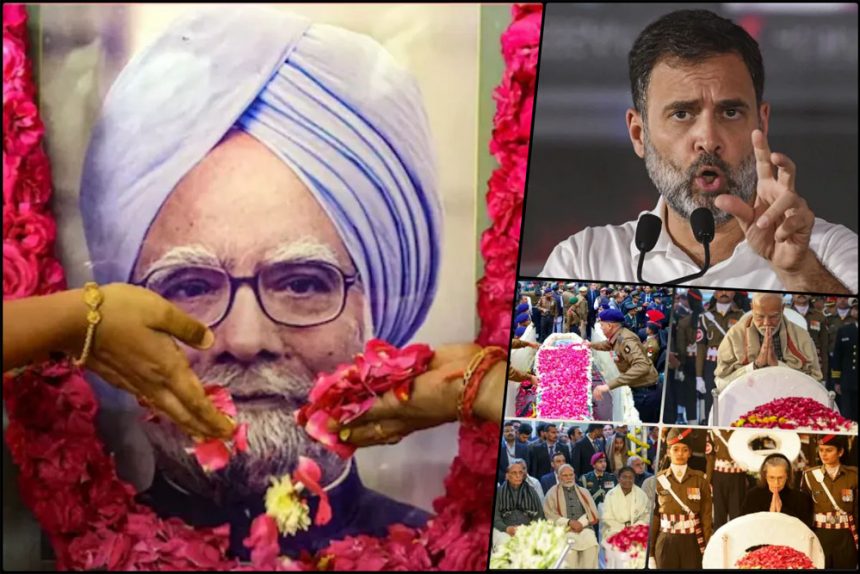 Cremation at Nigambodh Ghat an insult to Manmohan Singh: Rahul