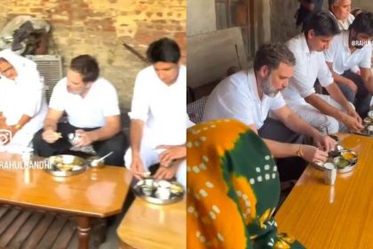 Pictures of Rahul Gandhi's family lunch go viral