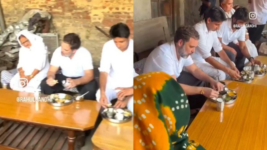 Pictures of Rahul Gandhi's family lunch go viral