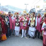 Grand Kalash Yatra started on the beginning of Shrimad Bhagwat Katha Week