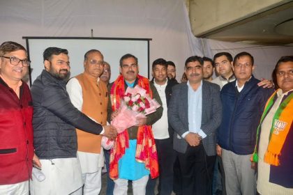 Special organization of 'Mann Ki Baat' in the presence of State BJP General Secretary Surendra Punia at BJP office located in Sector 16.