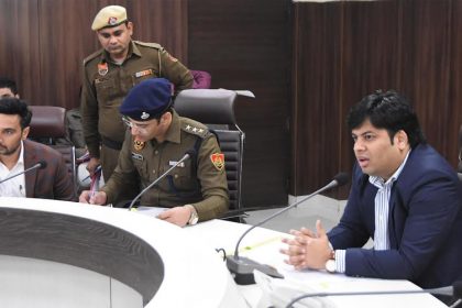 Review meeting of identified crime cases held under the chairmanship of ADC Sahil Gupta.