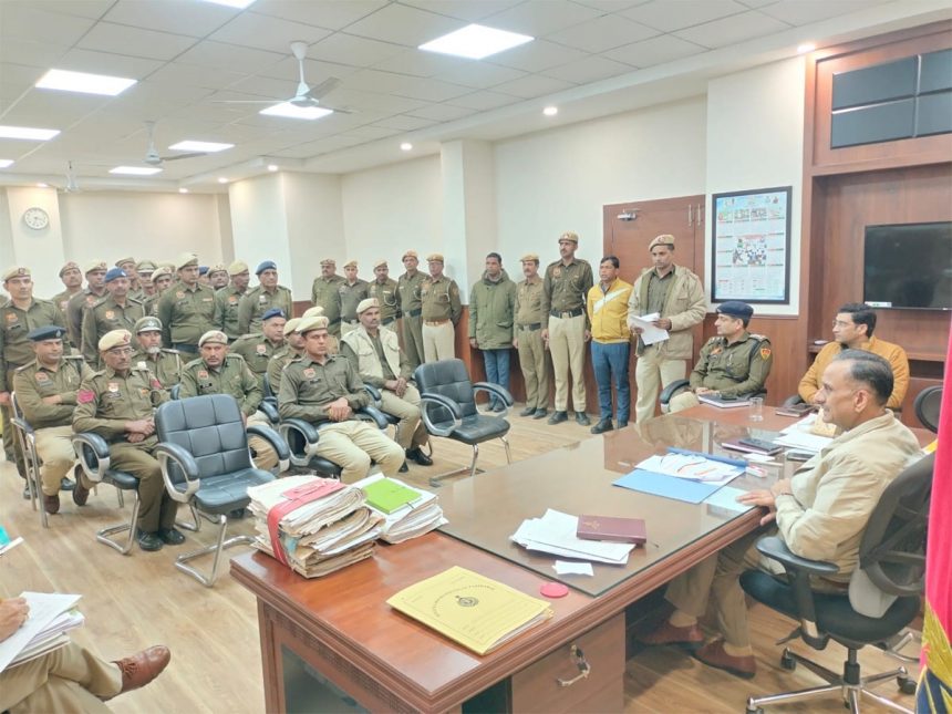 Deputy Commissioner of Police, Ballabhgarh, Kushal Pal Singh held a meeting with the rider staff and directed them to perform duty as per the Ebeat system.