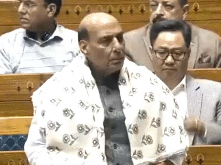 Nehru-Indira changed the Constitution: Rajnath in Parliament