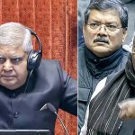 Rajya Sabha Chairman Dhankhar and opposition leader Kharge debate