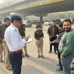 Traffic police along with NHAI and Smart City Control Room inspected the bypass road. Traffic signals and cameras will be installed after identifying the place.